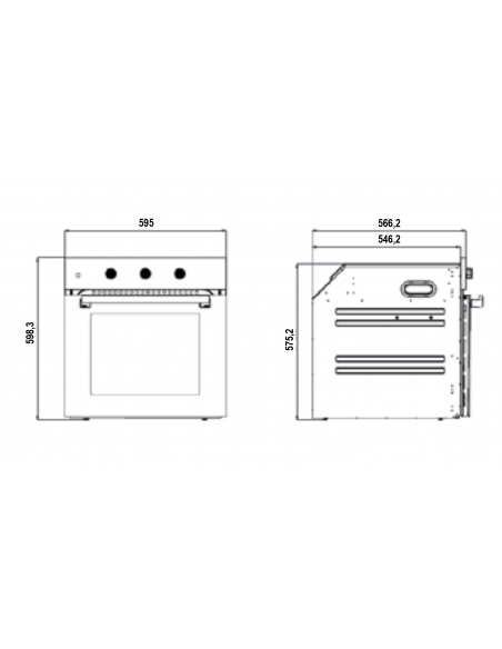 Forno multifunzione colore inox classe A+++ Adone MF6