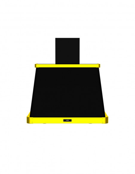 Cappa aspirante nero opaco con cornice bronzo 90 cm - Era90