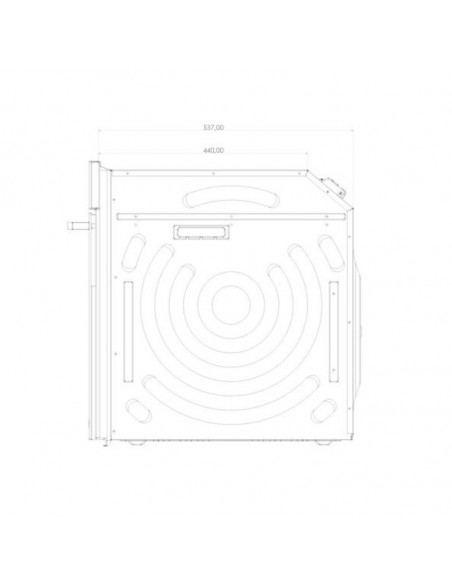 Forno elettrico multifunzione classe A colore nero opaco - Tempest