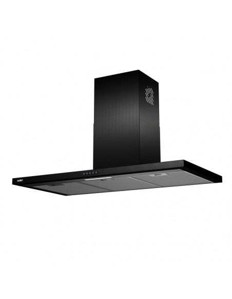 Cappa da parete in acciaio nero 90 cm. - Samet Embla90ne