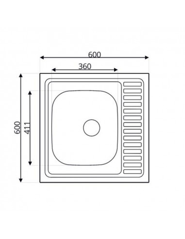 Lavello cucina quadrato da appoggio... Lavello cucina quadrato da appoggio...