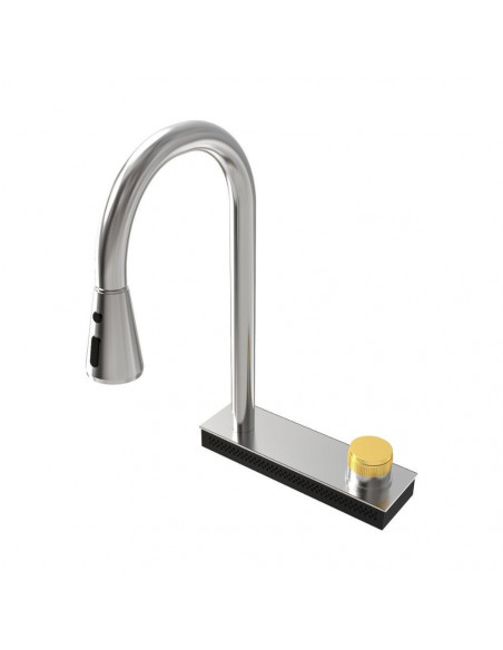 Lavello cucina da incasso una vasca in acciaio inox 74x45x20H cm con accessori - SA3541