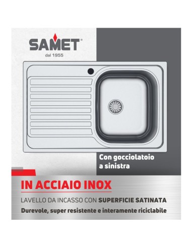 Lavello incasso una vasca e... Lavello incasso una vasca e...