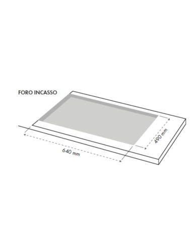 Piano cottura a gas con 5 fuochi 70...