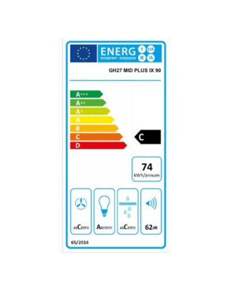 Gruppo cappa sottopensile Cripto90 inox con sistema NO DROP