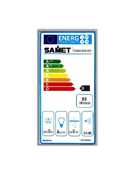 Gruppo cappa sottopensile Tornado9025 inox