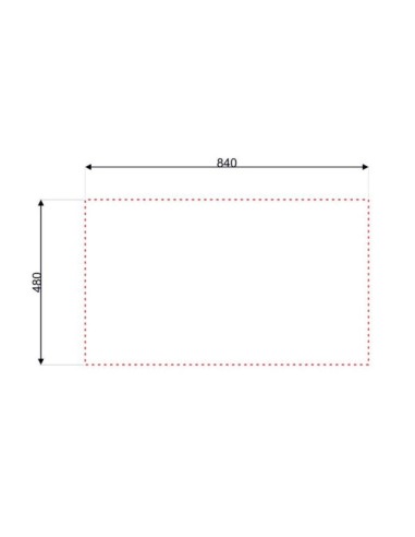 Lavello a incasso 86x50 cm sinistro -...