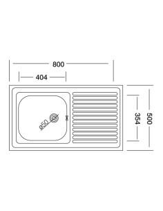 Lavello appoggio 1 vasca e... 2