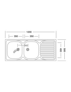 Lavello appoggio 2 vasche e... 2