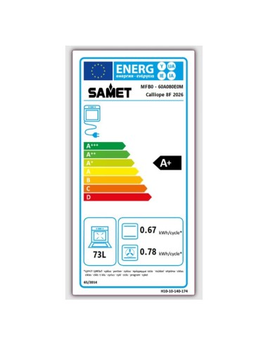 Forno statico Calliope8F...