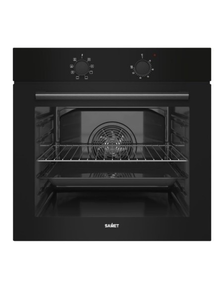 Forno statico Calliope8F 2 manopole colore nero classe A+