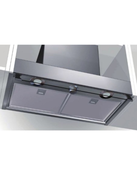 Cappa sotto pensile potenza aspirante 550 m3/h inox Keller 90 Samet