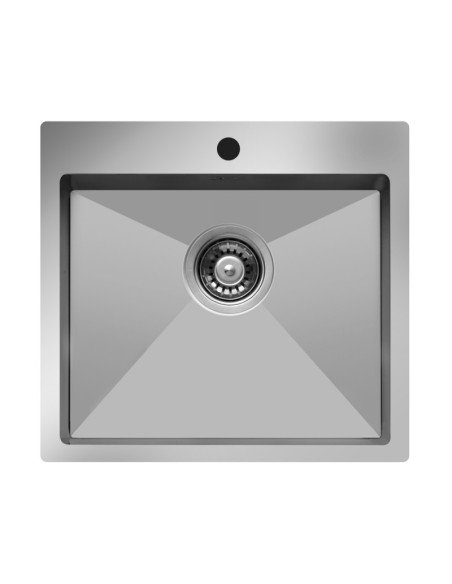 Lavello cucina incasso monovasca 55x50.5 cm inox SA3104050