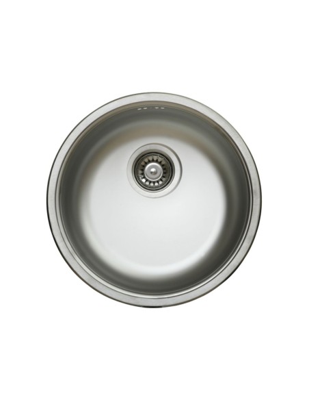 Lavello a pozzetto acciaio inox diametro 43.5 cm - Rondò EC192