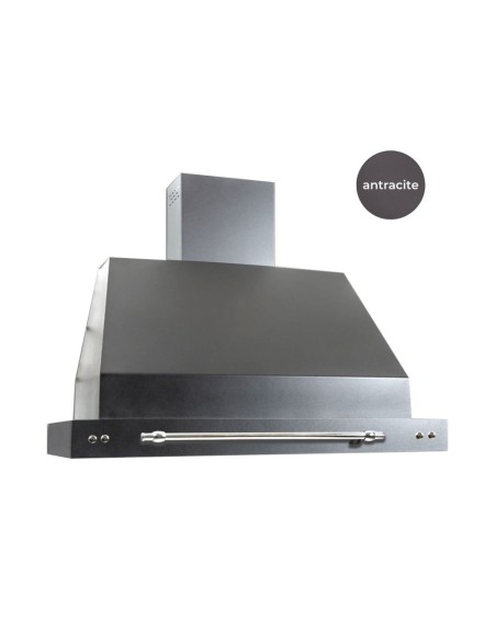 Cappa da parete colore grigio antracite - MIDO60