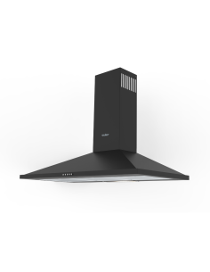 Cappa a piramide 90 cm nera...