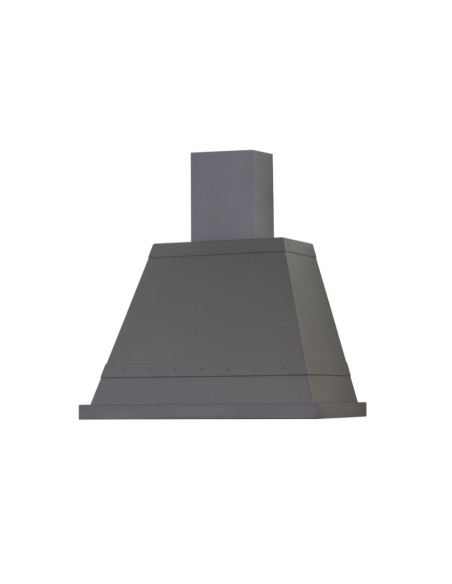 Cappa a parete colore piombo ghisa 90 cm - Costanza