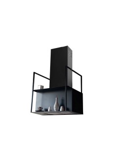 Cappa a parete nera 60 cm -... 2