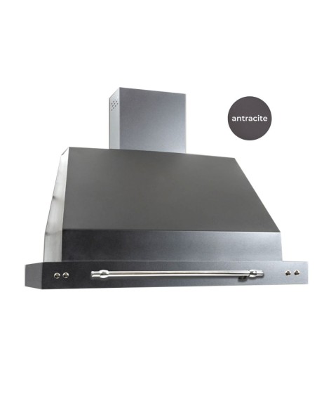 Cappa da parete colore grigio antracite 90 cm - Mido