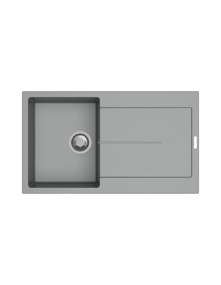 Lavello incasso 1 vasca e gocciolatoio colore croma - Enigma D100