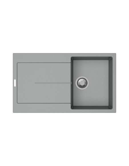 Lavello incasso 1 vasca e gocciolatoio colore croma - Enigma D100