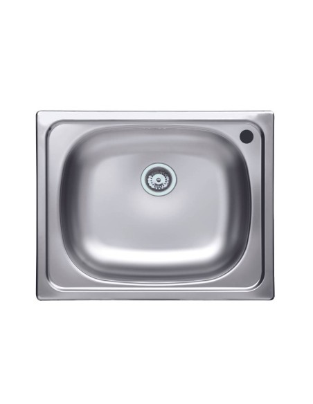 Lavello cucina incasso 1 vasca inox 40x50 cm - Samet N20535