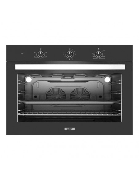 Forno incasso maxi multifunzione nero 90 cm - Apollo
