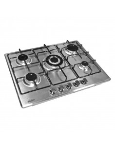Piano cottura inox 5 fuochi Ercole70 2